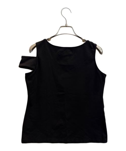 YOHJI YAMAMOTO（ヨウジヤマモト）YOHJI YAMAMOTO (ヨウジヤマモト) NOIR (ノワール) タンクトップ ブラック サイズ:SIZE 3の古着・服飾アイテム