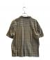 ISSEY MIYAKE (イッセイミヤケ) 半袖シャツ ブルー×ベージュ サイズ:М：14000円