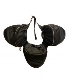 YOHEI OHNO（ヨウヘイオオノ）の古着「"Body Foundation" Tulle Bag」｜ブラック