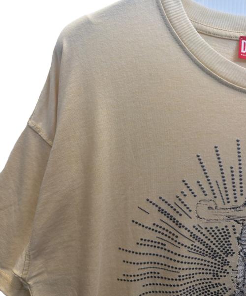 DIESEL（ディーゼル）DIESEL (ディーゼル) 半袖カットソー ベージュ サイズ:ＸＸＬの古着・服飾アイテム