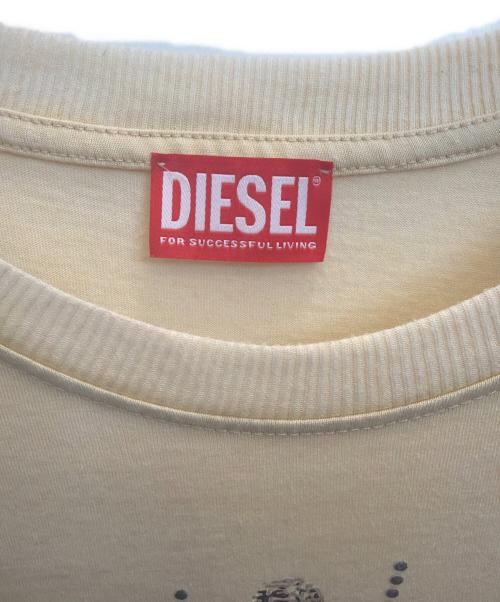 DIESEL（ディーゼル）DIESEL (ディーゼル) 半袖カットソー ベージュ サイズ:ＸＸＬの古着・服飾アイテム