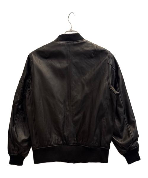 AVIREX（アヴィレックス）AVIREX (アヴィレックス) LEATHER TYPE MA-1 ブラック サイズ:Мの古着・服飾アイテム