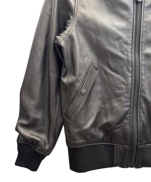 AVIREX（アヴィレックス）AVIREX (アヴィレックス) LEATHER TYPE MA-1 ブラック サイズ:Мの古着・服飾アイテム