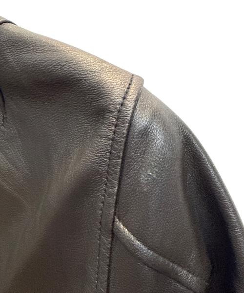 AVIREX（アヴィレックス）AVIREX (アヴィレックス) LEATHER TYPE MA-1 ブラック サイズ:Мの古着・服飾アイテム