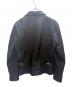 Y'2 leather (ワイツーレザー) STEER OIL SINGLE BREASTED JACKET レザージャケット ブラック サイズ:42：80000円