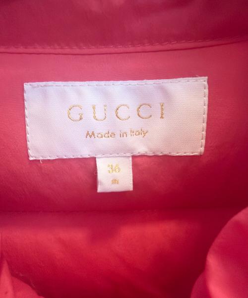GUCCI（グッチ）GUCCI (グッチ) ダウンベスト ピンク サイズ:36の古着・服飾アイテム