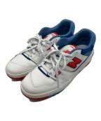 NEW BALANCEニューバランス）の古着「ローカットスニーカー　BB550」｜ホワイト×スカイブルー×レッド
