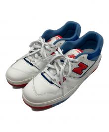 NEW BALANCE（ニューバランス）の古着「ローカットスニーカー　BB550」｜ホワイト×スカイブルー×レッド