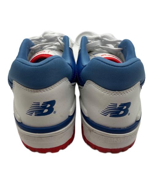 NEW BALANCE（ニューバランス）NEW BALANCE (ニューバランス) ローカットスニーカー　BB550 ホワイト×スカイブルー×レッド サイズ:SIZE 27.5cmの古着・服飾アイテム
