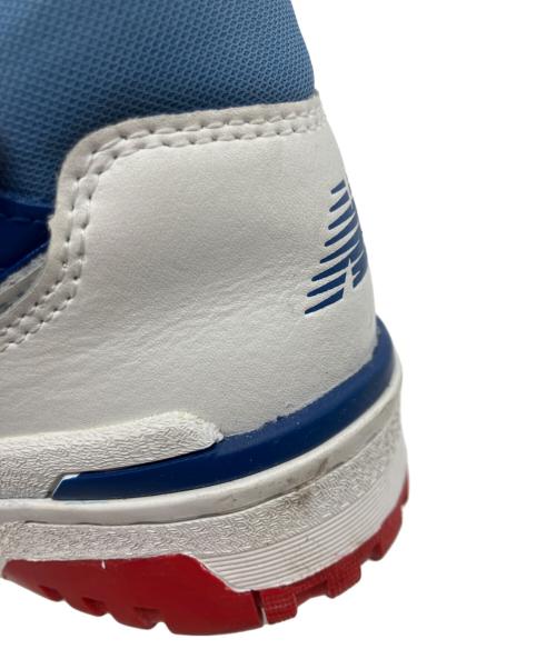 NEW BALANCE（ニューバランス）NEW BALANCE (ニューバランス) ローカットスニーカー　BB550 ホワイト×スカイブルー×レッド サイズ:SIZE 27.5cmの古着・服飾アイテム
