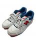 NEW BALANCE（ニューバランス）の古着「ローカットスニーカー　BB550」｜ホワイト×スカイブルー×レッド