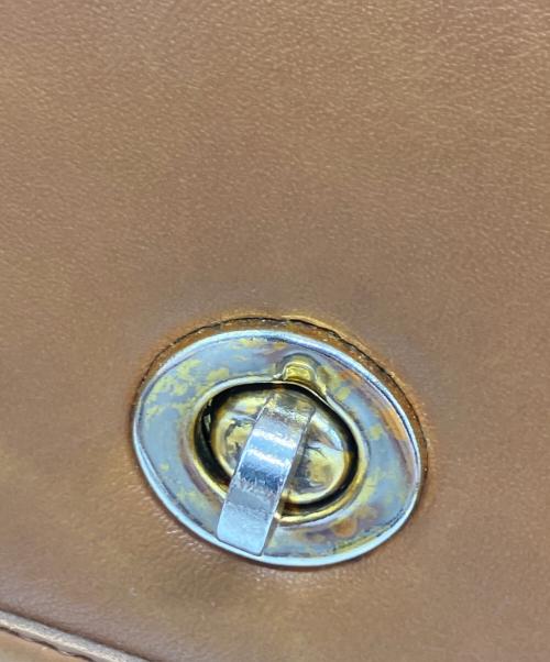 COACH（コーチ）COACH (コーチ) ターンロックショルダーバッグ ブラウンの古着・服飾アイテム