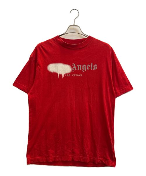 Palm Angels（パーム エンジェルス）Palm Angels (パーム エンジェルス) 半袖カットソー レッド サイズ:XLの古着・服飾アイテム