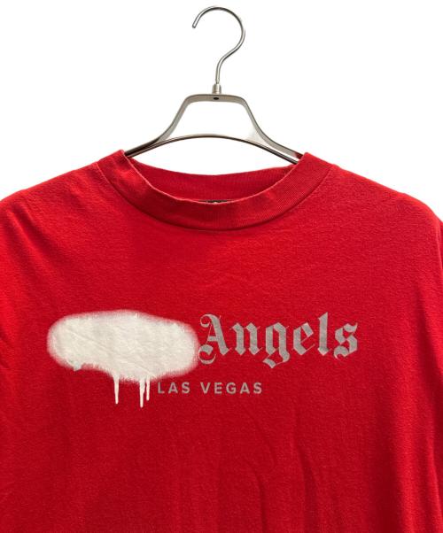 Palm Angels（パーム エンジェルス）Palm Angels (パーム エンジェルス) 半袖カットソー レッド サイズ:XLの古着・服飾アイテム