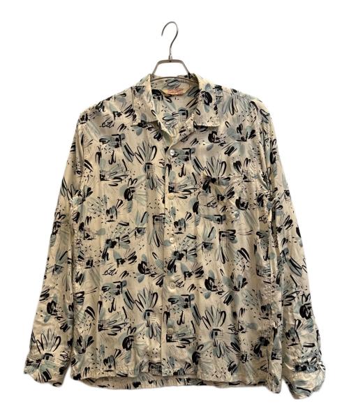 Trophy Clothing（トロフィークロージング）Trophy Clothing (トロフィークロージング) ハワイアンシャツ 23SS アイボリー×スカイブルー サイズ:SIZE 16の古着・服飾アイテム