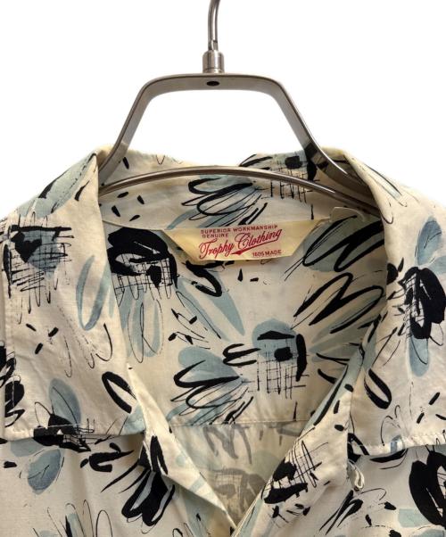 Trophy Clothing（トロフィークロージング）Trophy Clothing (トロフィークロージング) ハワイアンシャツ 23SS アイボリー×スカイブルー サイズ:SIZE 16の古着・服飾アイテム