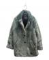 SUPREME（シュプリーム）の古着「Fuck You Faux Fur Coat」｜スカイブルー