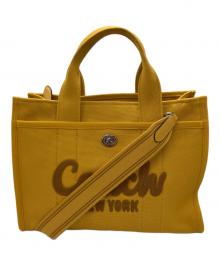 COACH（コーチ）の古着「2WAYカーゴ トート」｜イエロー