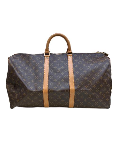LOUIS VUITTON（ルイ ヴィトン）LOUIS VUITTON (ルイ ヴィトン) キーポル55　トラベルバッグ ブラウンの古着・服飾アイテム