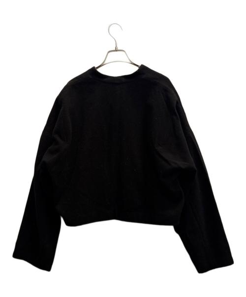 plantation（プランテーション）plantation (プランテーション) 厚手カーディガン ブラック サイズ:Мの古着・服飾アイテム