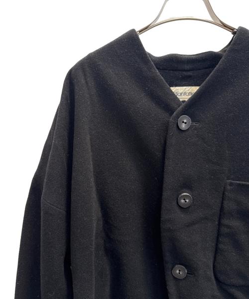 plantation（プランテーション）plantation (プランテーション) 厚手カーディガン ブラック サイズ:Мの古着・服飾アイテム