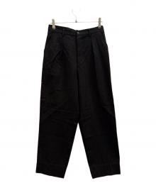 ISSEY MIYAKE odds on（イッセイミヤケ）の古着「ウールスラックス」｜ブラック
