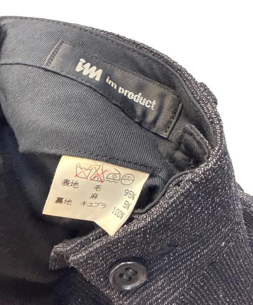 im product（アイムプロダクト）im product (アイムプロダクト) ウールスラックス ブラック サイズ:77の古着・服飾アイテム