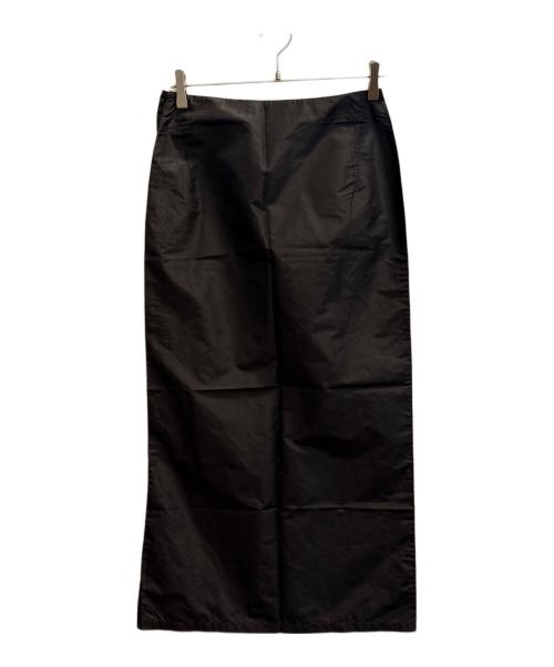 yohji yamamoto+noir（ヨウジヤマモトプリュスノアール）yohji yamamoto+noir (ヨウジヤマモトプリュスノアール) シルクスカート ブラック サイズ:SIZE 3の古着・服飾アイテム