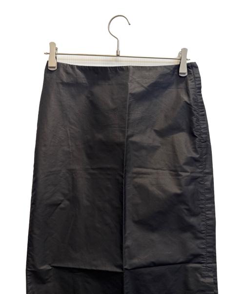 yohji yamamoto+noir（ヨウジヤマモトプリュスノアール）yohji yamamoto+noir (ヨウジヤマモトプリュスノアール) シルクスカート ブラック サイズ:SIZE 3の古着・服飾アイテム