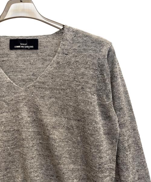 tricot COMME des GARCONS（トリココムデギャルソン）tricot COMME des GARCONS (トリココムデギャルソン) 薄手ニット グレー サイズ:不明の古着・服飾アイテム