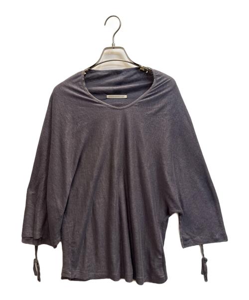 Y's（ワイズ）Y's (ワイズ) 7分袖カットソー バイオレット サイズ:34の古着・服飾アイテム