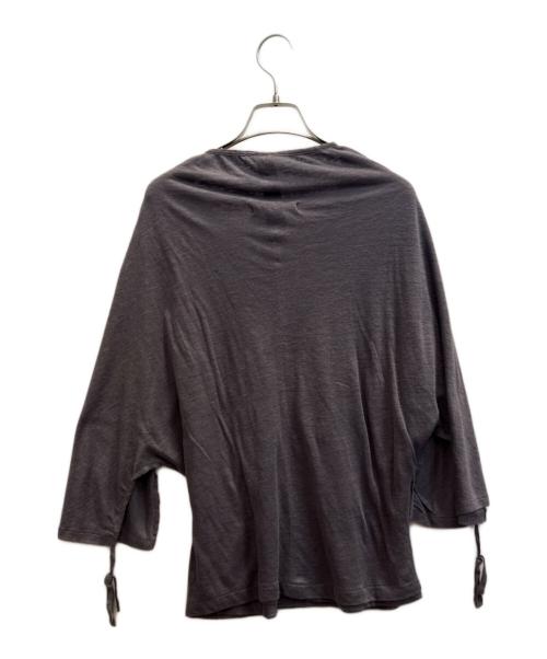 Y's（ワイズ）Y's (ワイズ) 7分袖カットソー バイオレット サイズ:34の古着・服飾アイテム