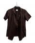 Y'S YOHJI YAMAMOTO（ワイズ ヨウジヤマモト）の古着「半袖シャツ」｜ブラウン