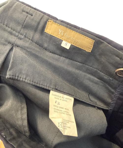 Y's for men（ワイズフォーメン）Y's for men (ワイズフォーメン) ウールスラックス ネイビー サイズ:Ｓの古着・服飾アイテム