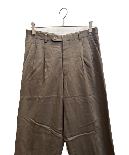 ISSEY MIYAKE DESIGN STUDIO（イッセイミヤケ）ISSEY MIYAKE DESIGN STUDIO (イッセイミヤケ) ウールパンツ グリーン サイズ:77の古着・服飾アイテム