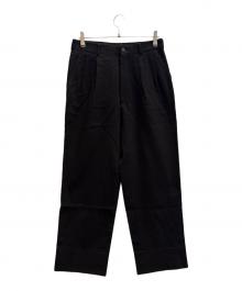 im product（アイムプロダクト）の古着「ウールスラックス」｜ブラック