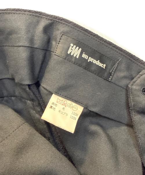 im product（アイムプロダクト）im product (アイムプロダクト) ウールスラックス ブラック サイズ:77の古着・服飾アイテム