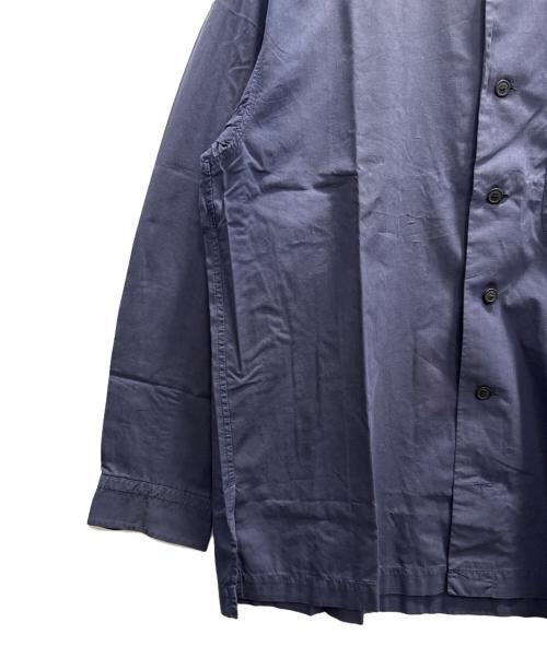 ISSEY MIYAKE（イッセイミヤケ）ISSEY MIYAKE (イッセイミヤケ) ノーカラーシャツ ネイビー サイズ:不明の古着・服飾アイテム