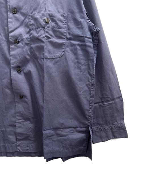 ISSEY MIYAKE（イッセイミヤケ）ISSEY MIYAKE (イッセイミヤケ) ノーカラーシャツ ネイビー サイズ:不明の古着・服飾アイテム