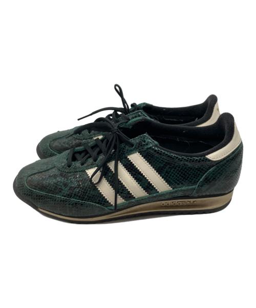 adidas（アディダス）adidas (アディダス) SL 72 OG スネークプリント グリーン×ブラック サイズ:SIZE 27cmの古着・服飾アイテム