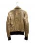 DIESEL (ディーゼル) レザージャケット ベージュ サイズ:XS：12000円