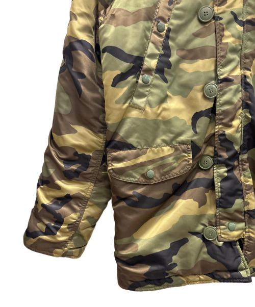 ALPHA INDUSTRIES（アルファインダストリーズ）ALPHA INDUSTRIES (アルファインダストリーズ) N-3B FLIGHT JACKET カーキ サイズ:Ｌの古着・服飾アイテム