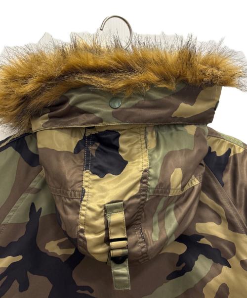 ALPHA INDUSTRIES（アルファインダストリーズ）ALPHA INDUSTRIES (アルファインダストリーズ) N-3B FLIGHT JACKET カーキ サイズ:Ｌの古着・服飾アイテム