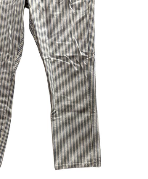stussy（ステューシー）stussy (ステューシー) Big Ol Jeans 'Striped' ブルー サイズ:W30の古着・服飾アイテム
