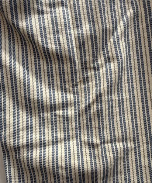 stussy（ステューシー）stussy (ステューシー) Big Ol Jeans 'Striped' ブルー サイズ:W30の古着・服飾アイテム