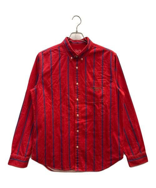 SUPREME（シュプリーム）SUPREME (シュプリーム) 長袖シャツ レッド サイズ:Мの古着・服飾アイテム