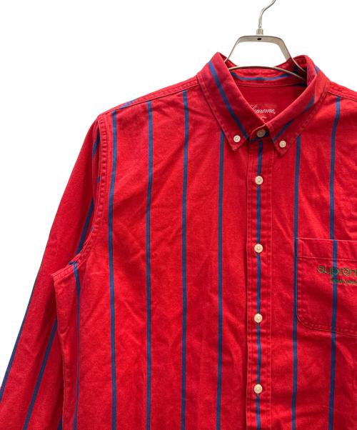 SUPREME（シュプリーム）SUPREME (シュプリーム) 長袖シャツ レッド サイズ:Мの古着・服飾アイテム