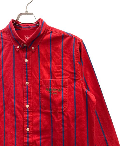 SUPREME（シュプリーム）SUPREME (シュプリーム) 長袖シャツ レッド サイズ:Мの古着・服飾アイテム
