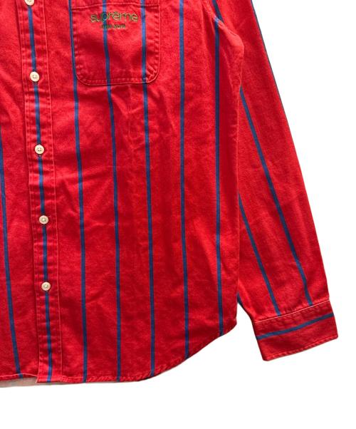 SUPREME（シュプリーム）SUPREME (シュプリーム) 長袖シャツ レッド サイズ:Мの古着・服飾アイテム
