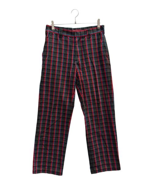 SUPREME（シュプリーム）SUPREME (シュプリーム) Work Pant(Red Plaid) レッド サイズ:W30の古着・服飾アイテム